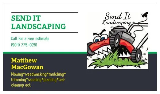 Send It Landscaping Logo