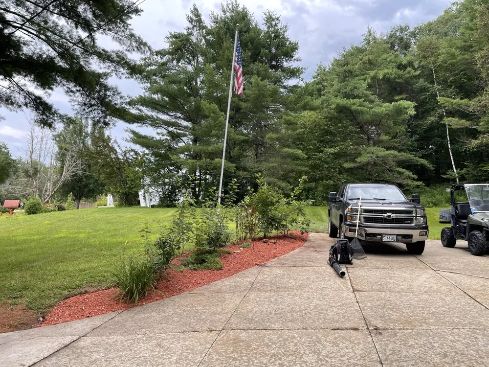 Professional garden landscaping for beautiful yards in Freeport, ME by Seneca Landscaping