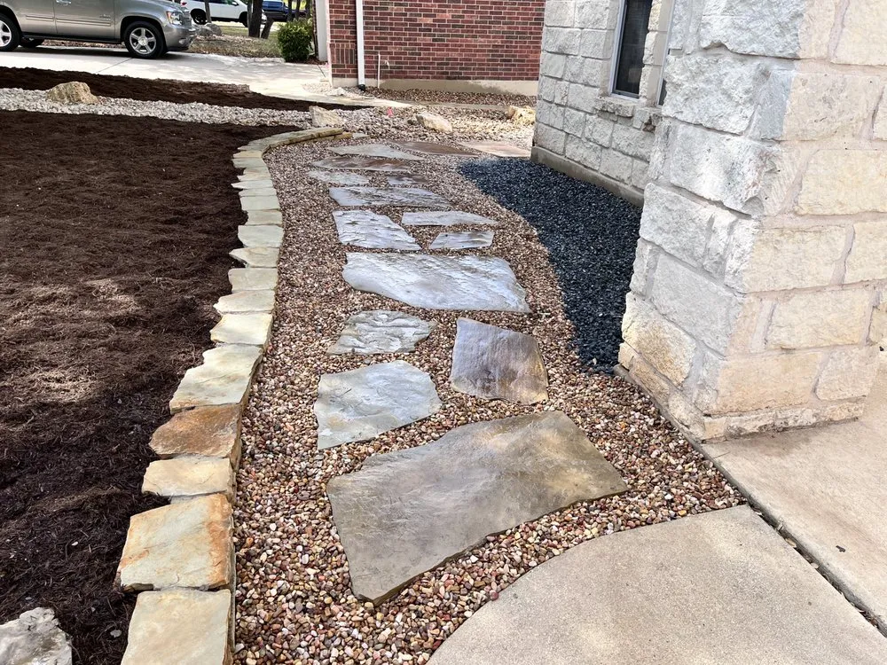 Local lawn mowing service in Austin, TX by Senon's Masonry