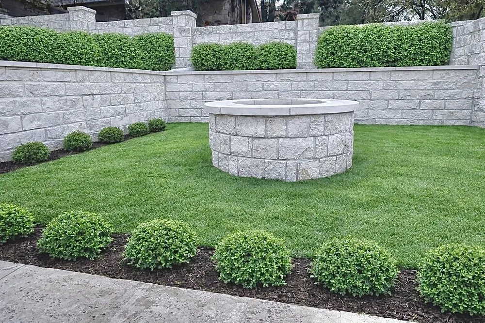 Professional yard maintenance in Austin, TX by Senon's Masonry