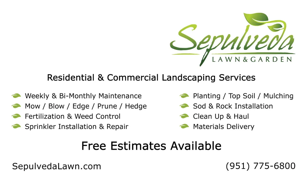 Top-rated outdoor landscaping experts serving Winchester, CA - Sepulveda Lawn & Garden