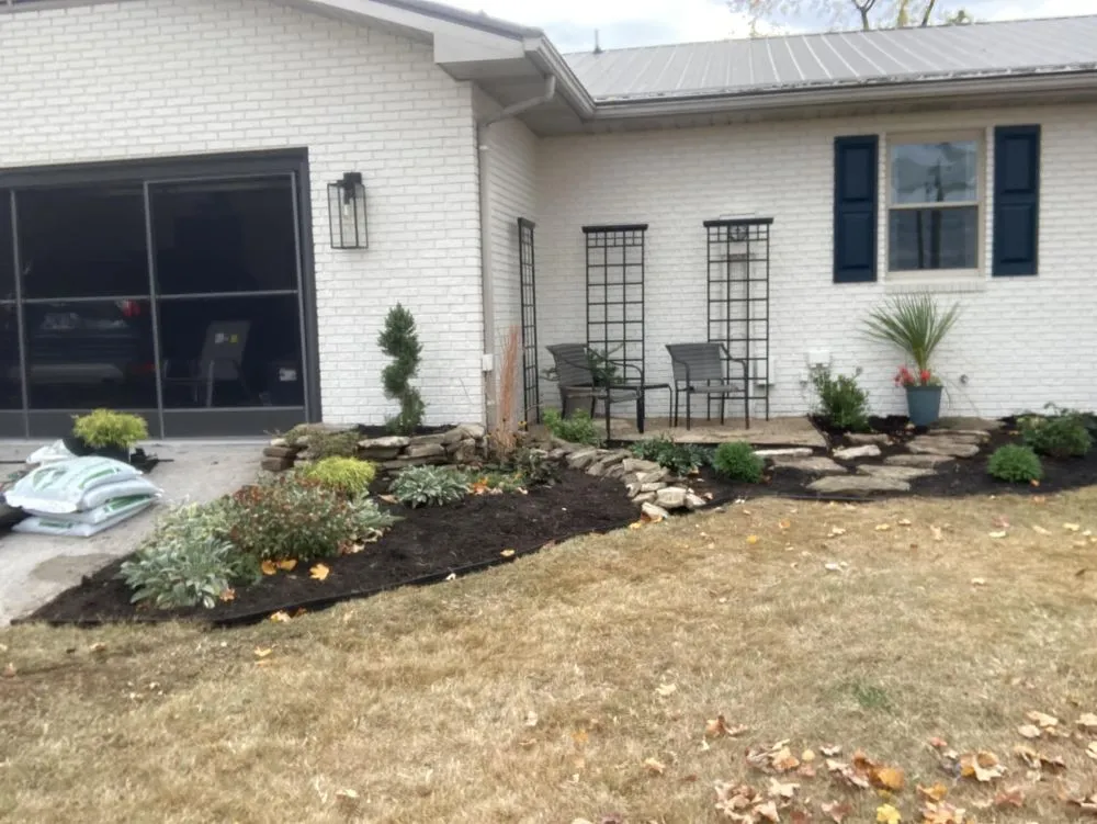 Affordable landscape installation for beautiful yards in Knoxville, TN by Serene Meadows