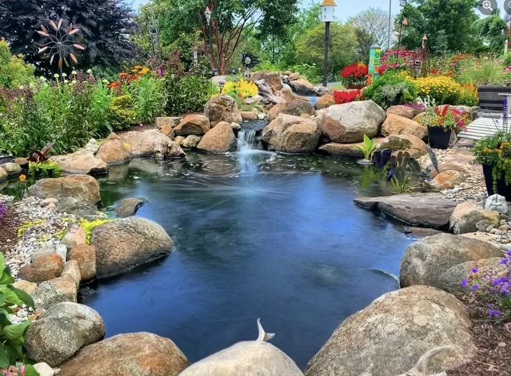 Affordable outdoor landscaping for homes in Benton Harbor, MI by Serene Water Gardens
