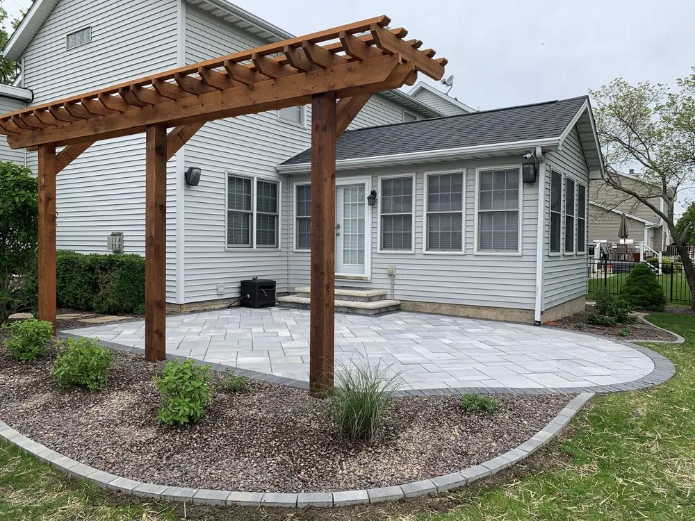 Professional landscaping services for homes in Bloomington, IL by Serenity Creek Design & Landscaping