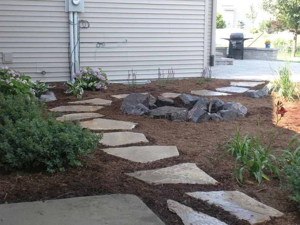 Custom residential landscaping for beautiful yards across Bloomington, IL - Serenity Creek Design & Landscaping