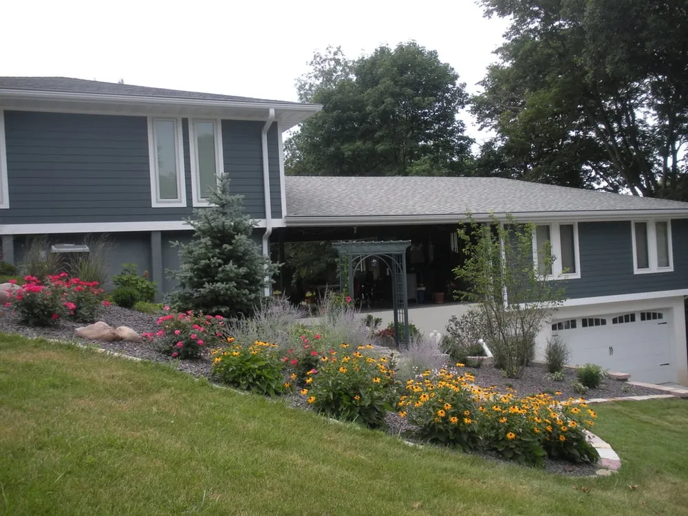 Expert yard cleanup service for homes in Bloomington, IL by Serenity Creek Design & Landscaping