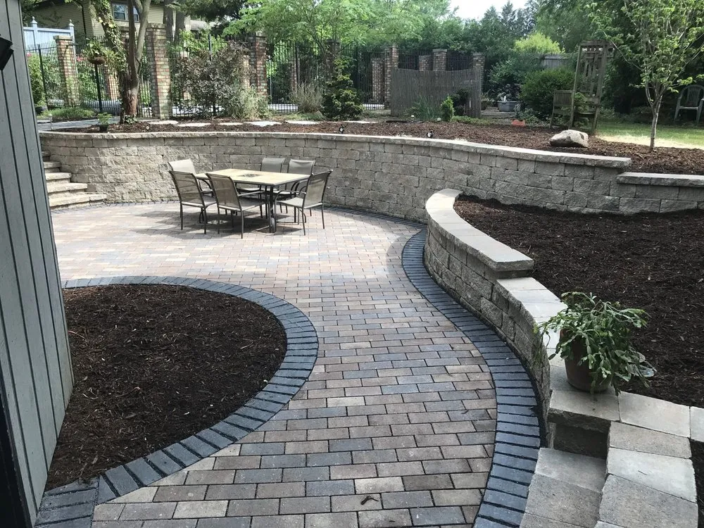 Local garden landscaping with custom design in Bloomington, IL by Serenity Creek Design & Landscaping