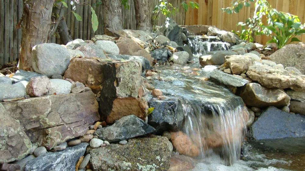 Custom outdoor landscaping in Colorado Springs, CO - Serenity Falls Water Features