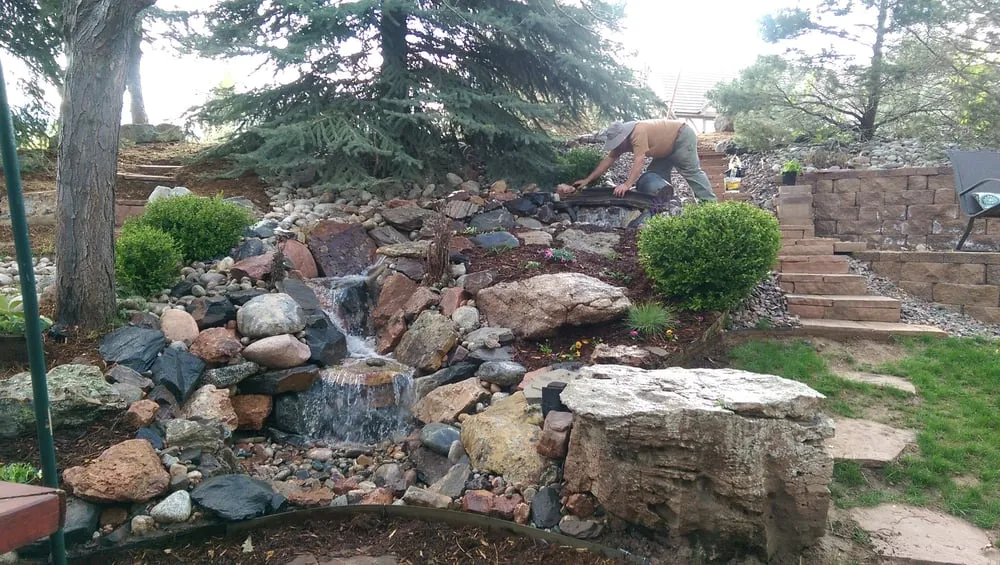 Reliable yard cleanup service for homes across Colorado Springs, CO - Serenity Falls Water Features