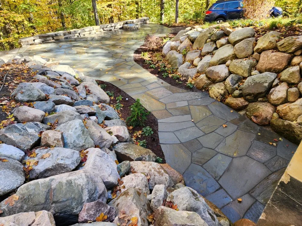 Reliable landscape installation for outdoor upgrades in Omena, MI by Serenity Landscaping