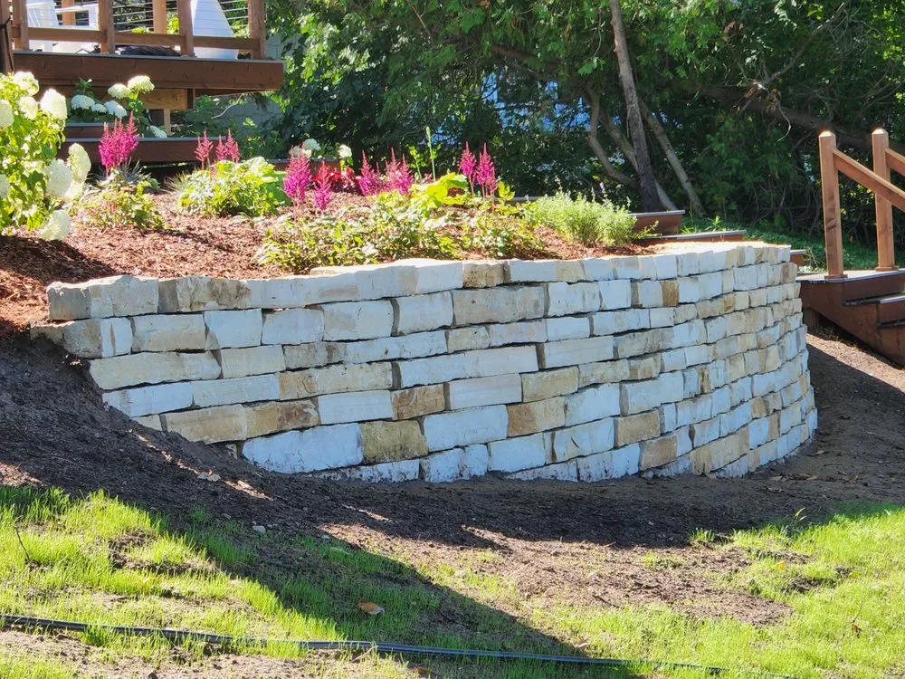 Custom garden landscaping near you in Traverse City, MI by Serenity Landscaping