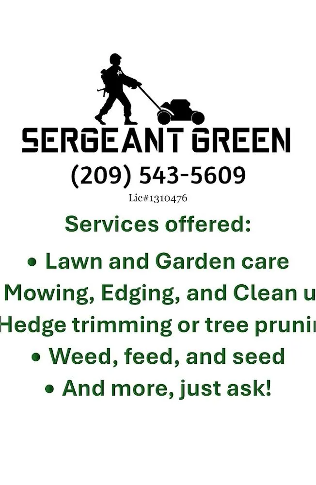 Custom landscape design in Modesto, CA - Sergeant Green's Landscape Services