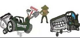 Sergeant Loco Landscape and More Logo