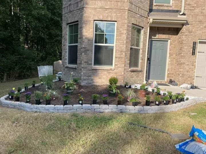 Custom garden landscaping in Lakewood, NJ by Sergio Antonio Landscaping