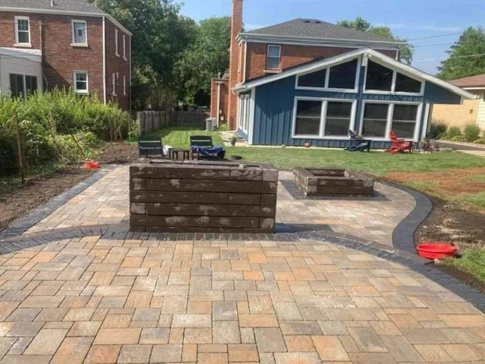 Custom garden landscaping for outdoor upgrades in Chicago, IL by Sergio Escobedo Landscaping