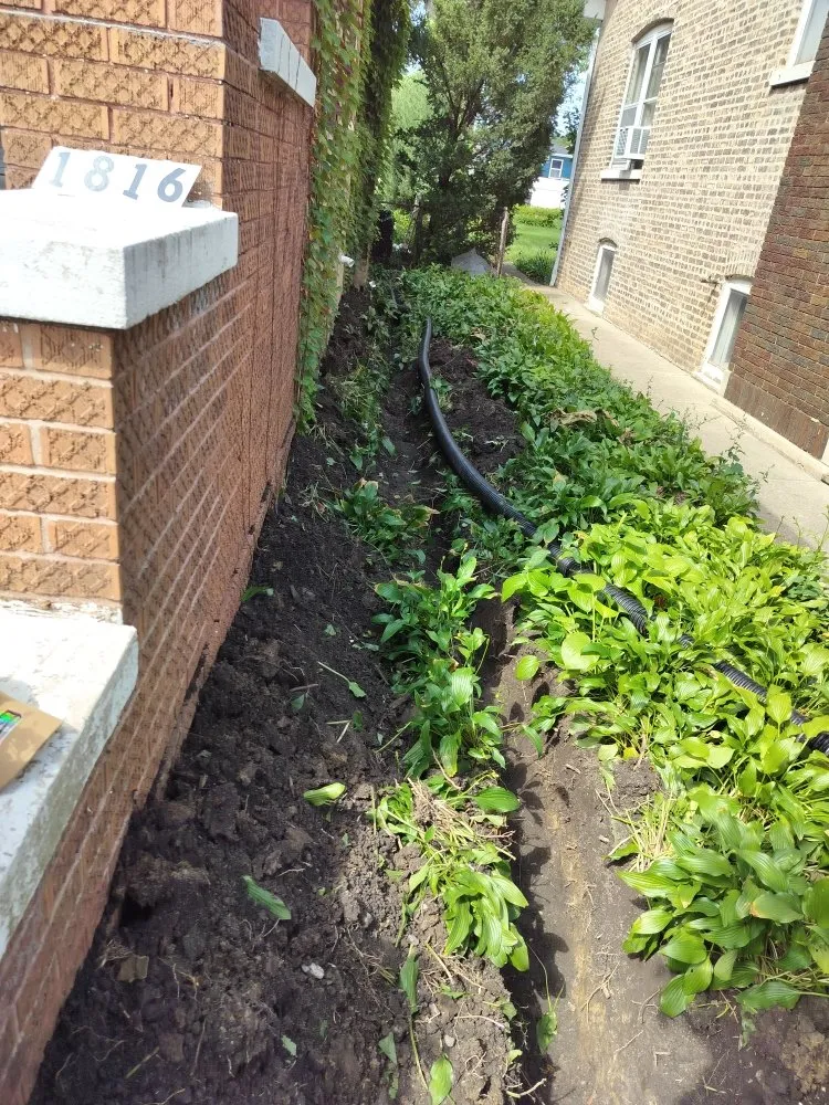 Professional lawn mowing service with custom design across West Chicago, IL - Sergio Handyman