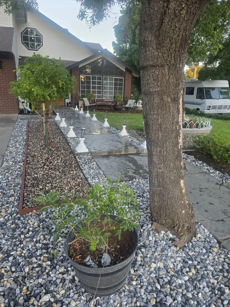 Top-rated garden landscaping in Stockton, CA by Sergio Landscaping Contractor