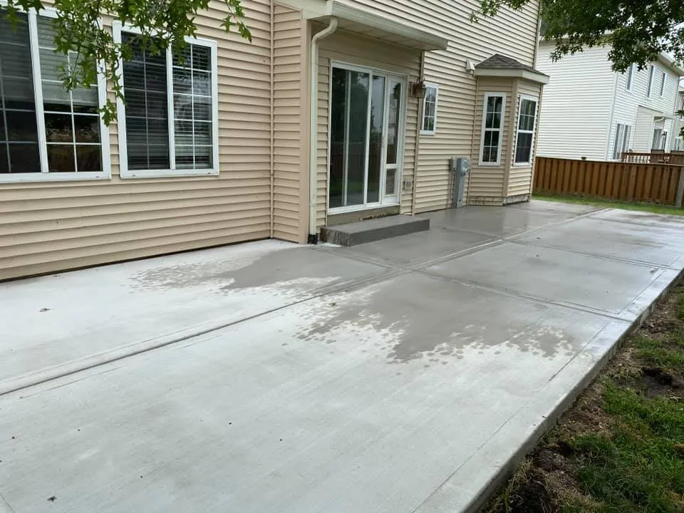 Local landscape installation in Plano, IL by Sergio’s Landscaping & Concrete Service