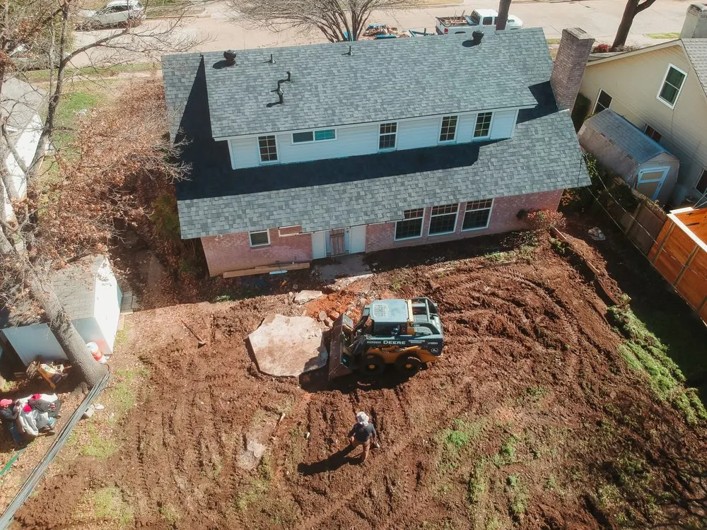 Professional yard maintenance for beautiful yards in Arlington, TX by Serrano and Sons Construction