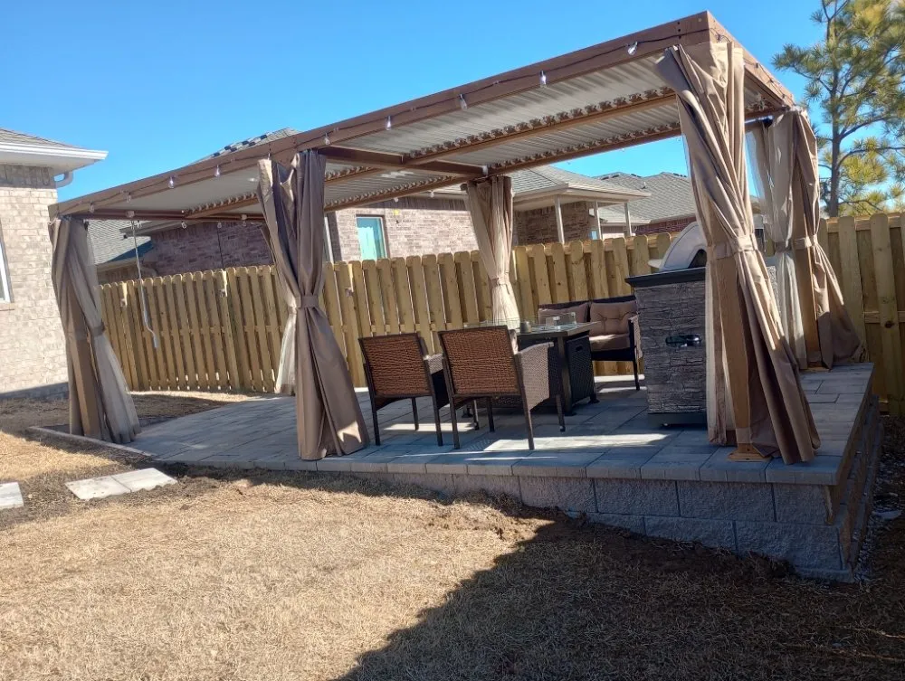 Local landscape installation with custom design across Bethel Heights, AR - Serranos Landscape and Plus Services