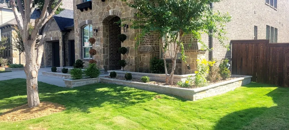 Reliable garden landscaping experts serving Denton, TX - Servi Contruction Jimenez