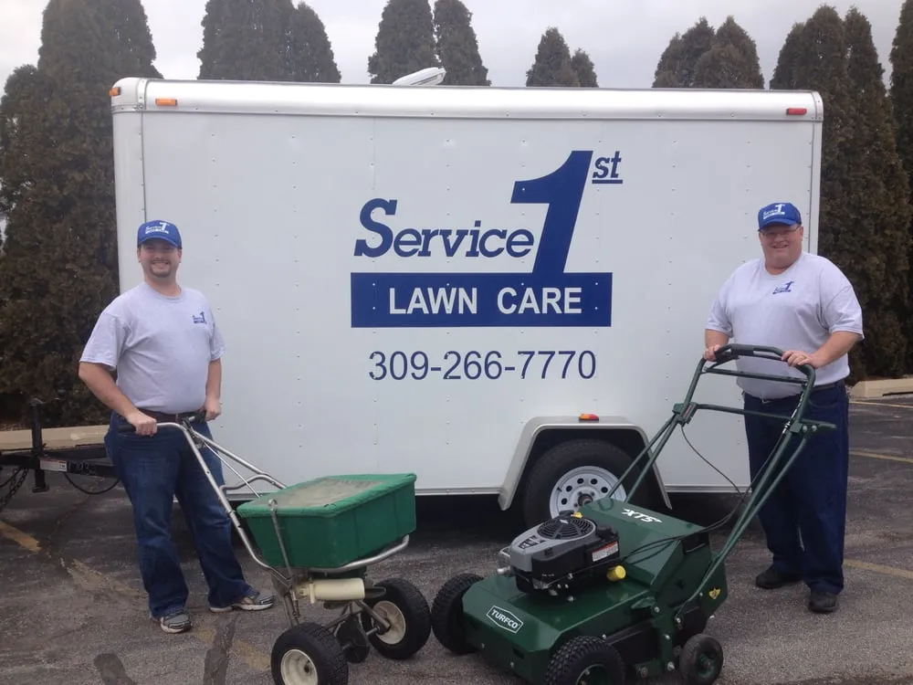 Professional outdoor landscaping in Morton, IL by Service 1st Lawn Care