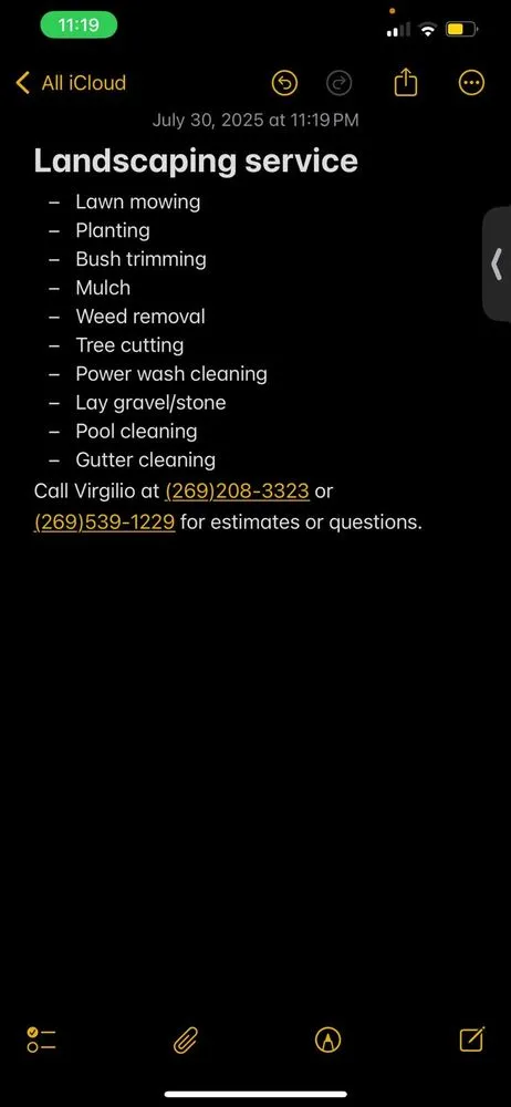 Local landscape installation in Berrien Center, MI by Service Landscaping