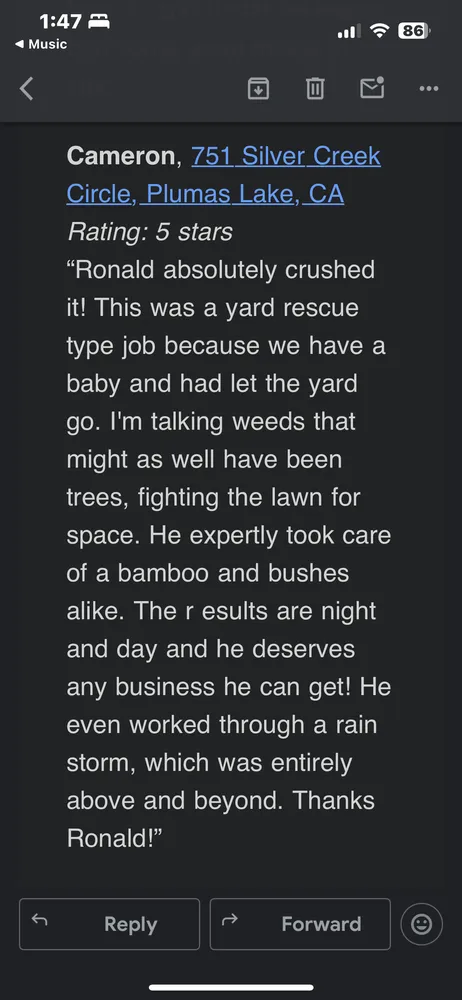 Local landscape installation in Marysville, CA - Service Squad