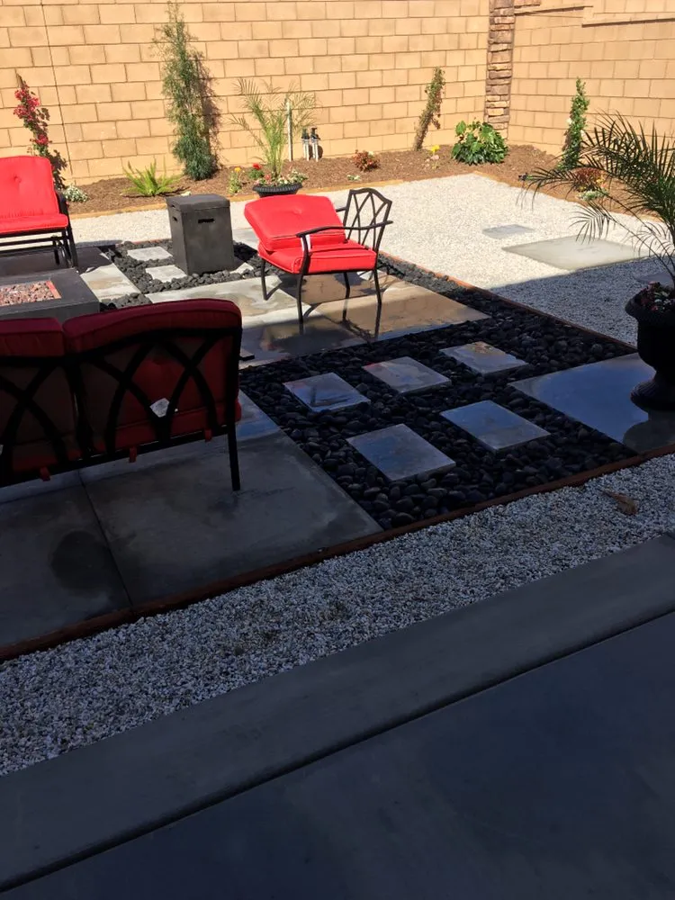 Professional outdoor landscaping with custom design in Jurupa Valley, CA by Servin Landscaping