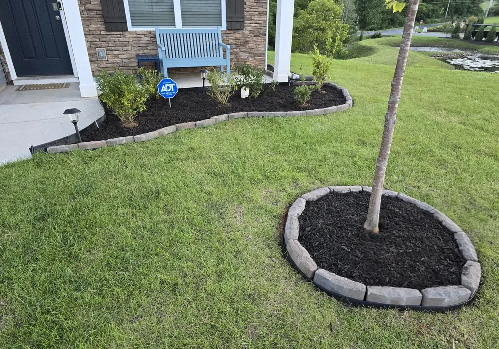 Local garden landscaping in Alexander, NC by Set Straight Property Polish