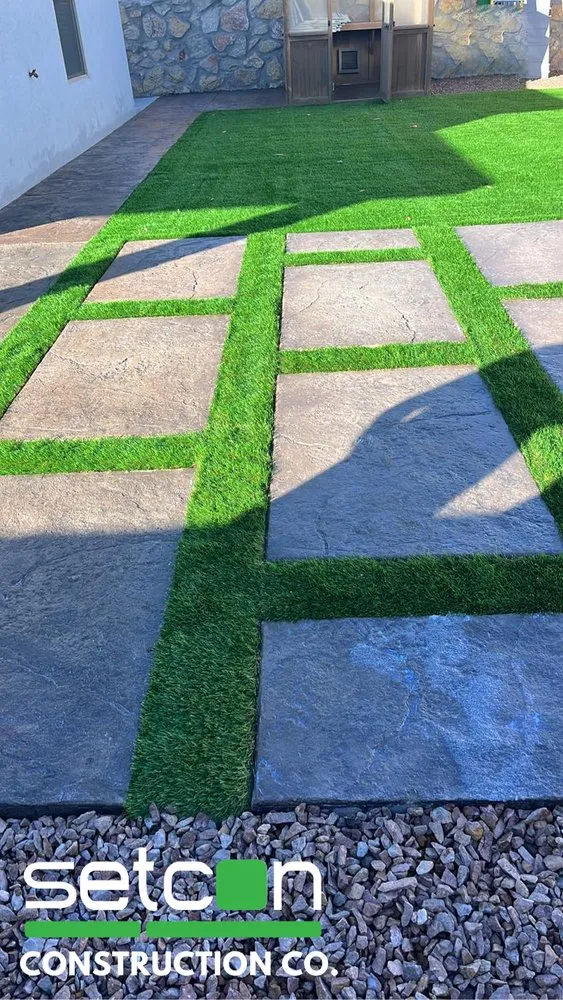 Local lawn care service with custom design in El Paso, TX by Setcon Xeriscaping