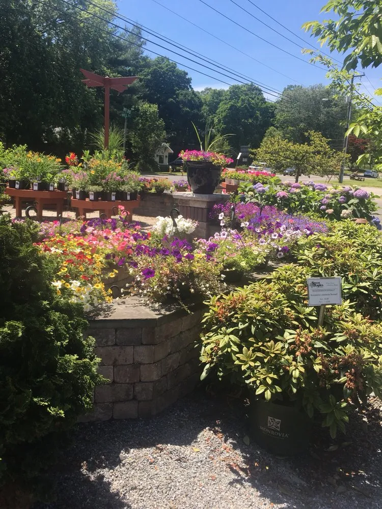 Custom outdoor landscaping with custom design in Monroe, CT by Seven Maples Gift And Garden