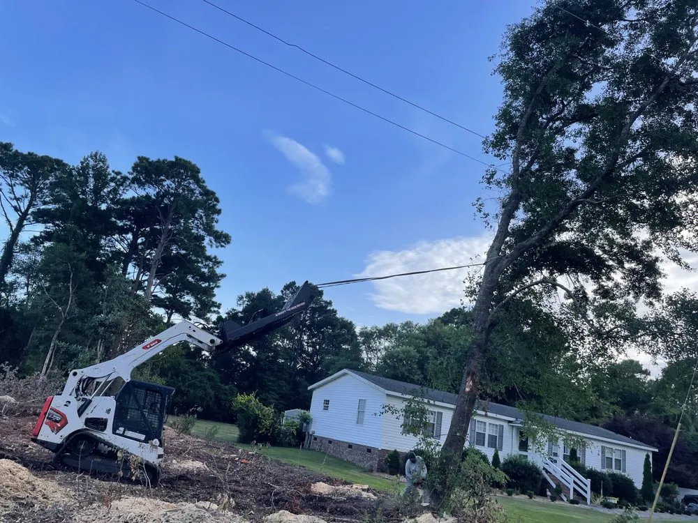 Reliable yard maintenance for residential properties in Richlands, NC by SF Land Improvement