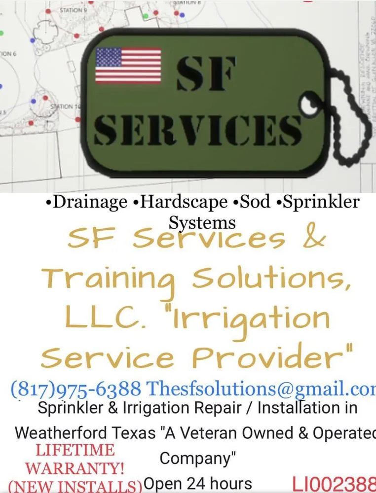 Professional landscaping services experts serving Weatherford, TX - SF Services & Training Solutions