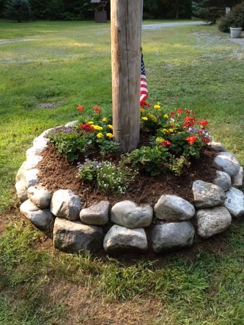 Custom residential landscaping in Brant Lake, NY by SFH Enterprises