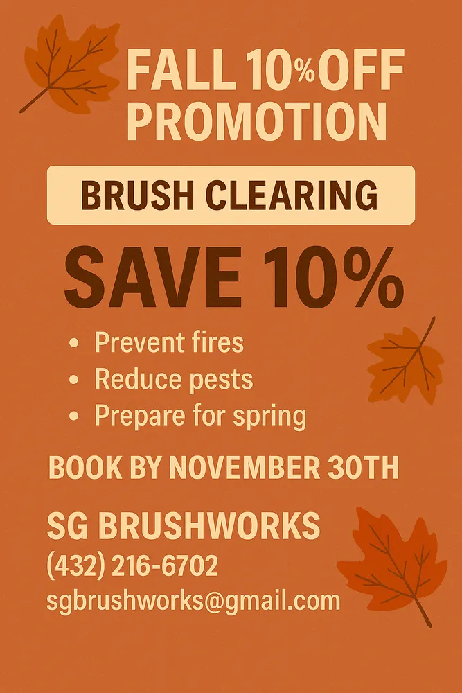 Top-rated lawn mowing service experts serving Midland, TX - SG Brushworks