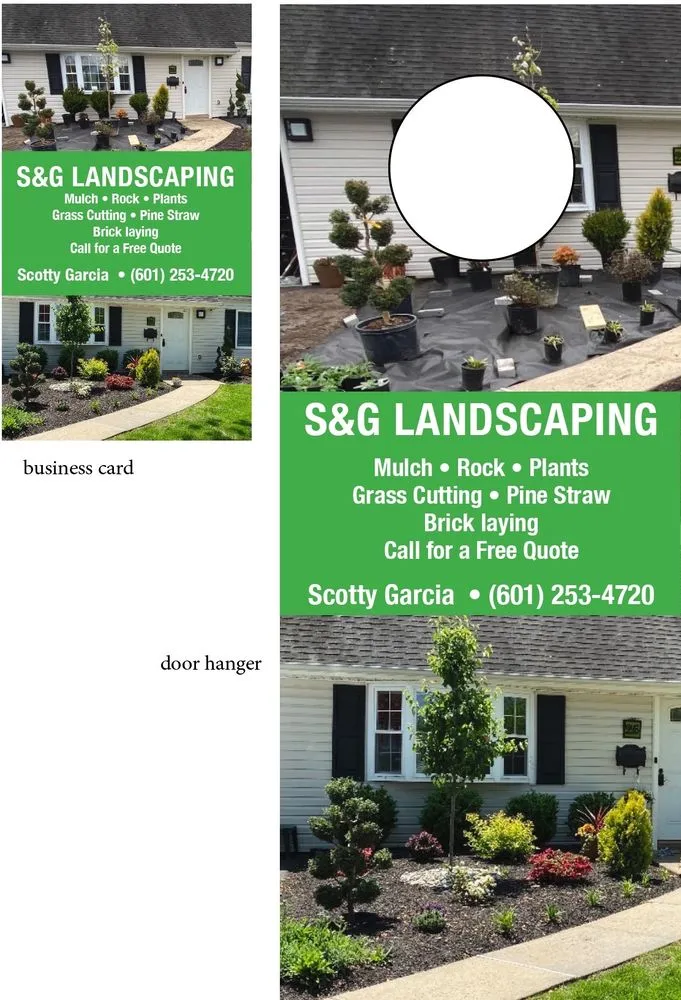 Custom landscape installation in Forest, MS - S&G Landscaping