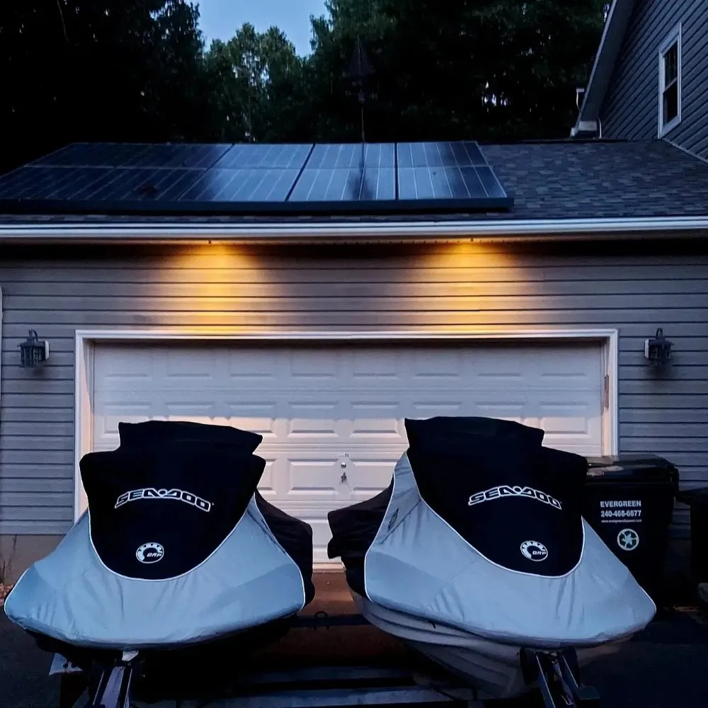 Custom landscape installation in Fairmount Heights, MD - SG Outdoor Lighting