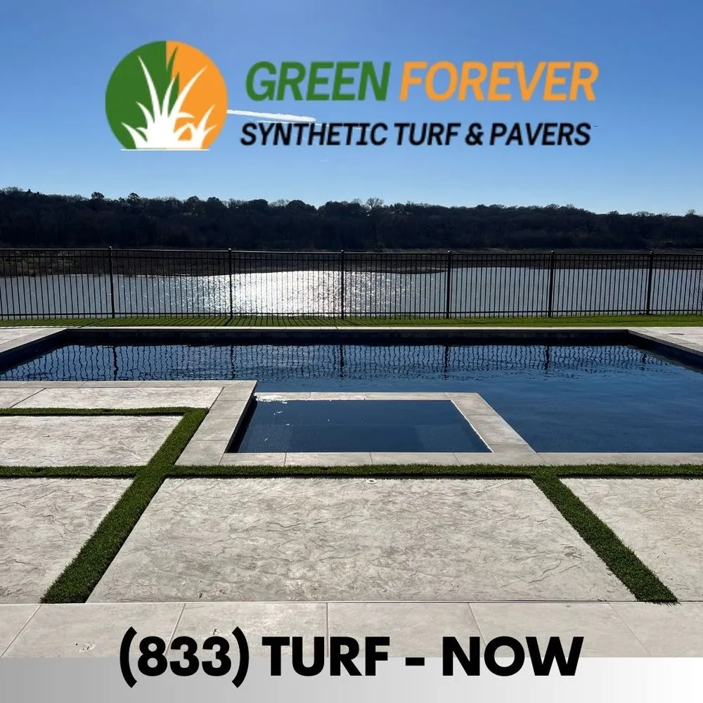 Custom outdoor landscaping in Sherman, TX by SGS Turf Synthetic Grass Superstore