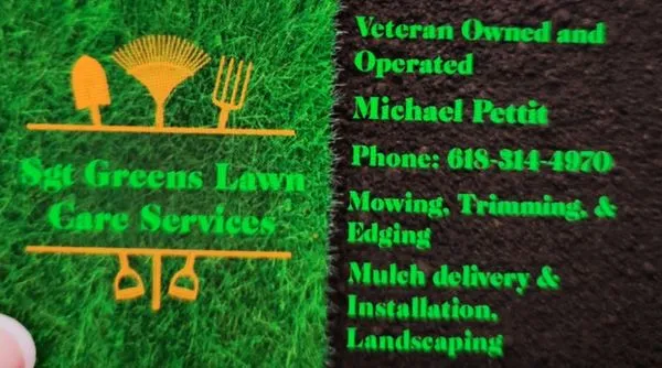 Sgt Greens Lawn Care Services Logo
