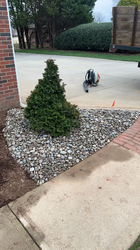 Professional yard maintenance in Newton, NC by Sh & S Home Remodeling