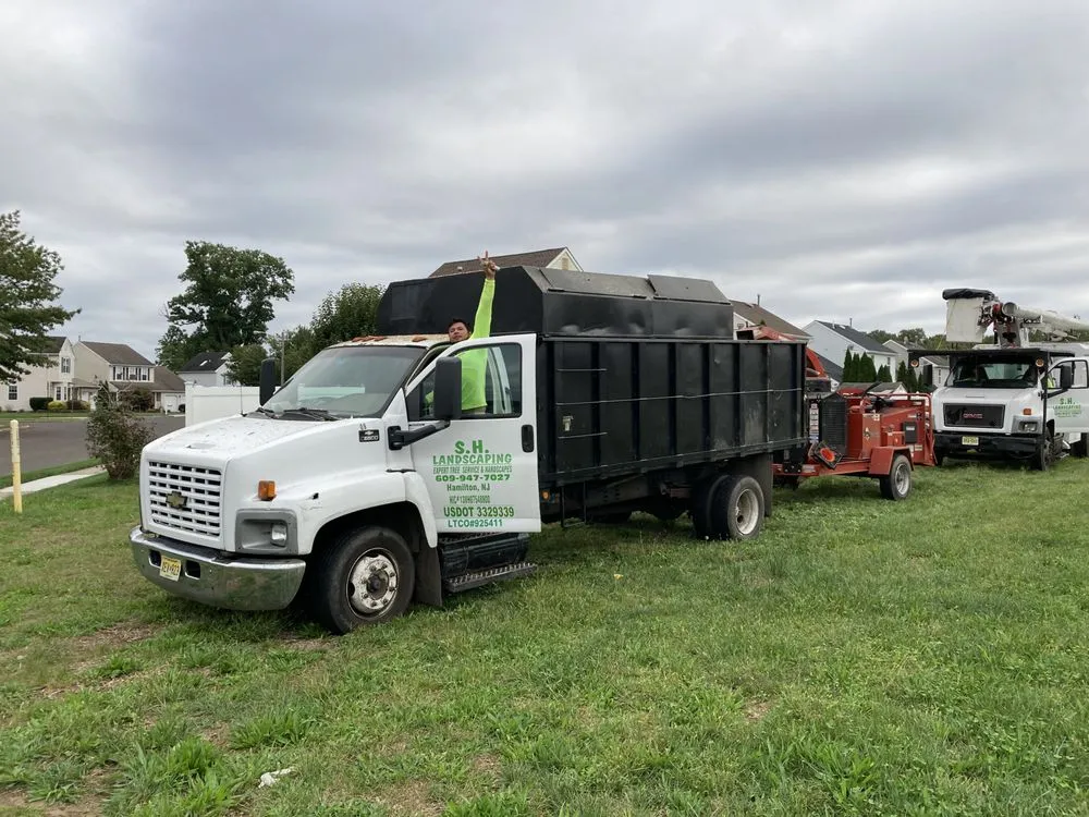 Expert outdoor landscaping with custom design in Hamilton Township, NJ by S.H Tree Service