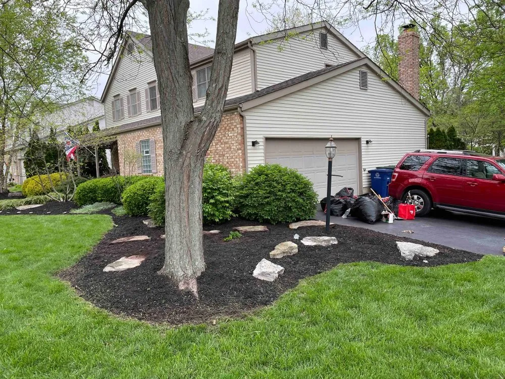 Trusted garden landscaping in Westerville, OH by Shabana Landscaping