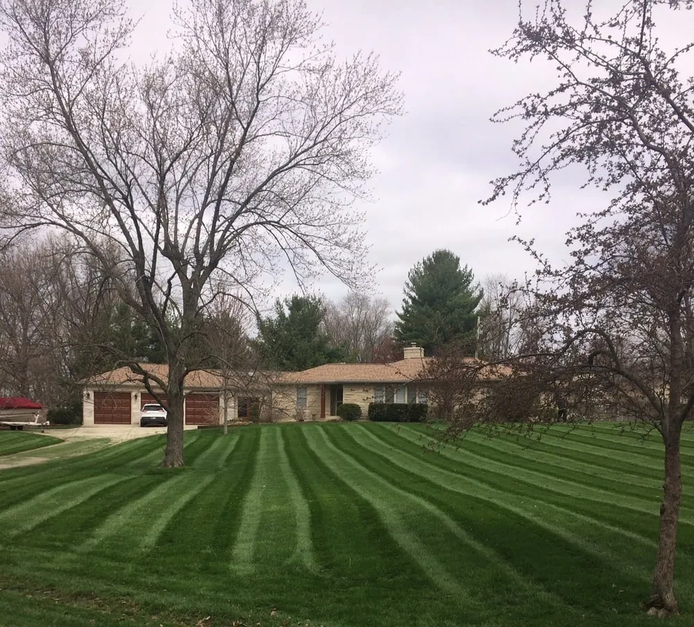 Custom yard cleanup service with custom design across Noblesville, IN - Shackleford Lawn & Landscape