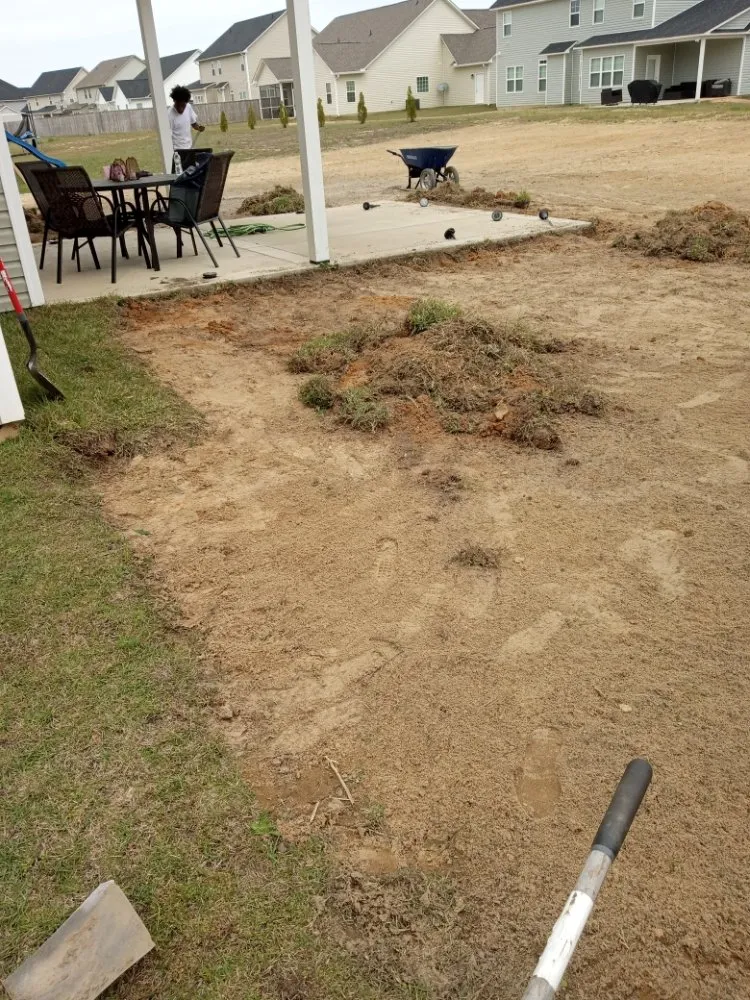 Professional yard cleanup service in Fayetteville, NC by Shad Earth Care Service