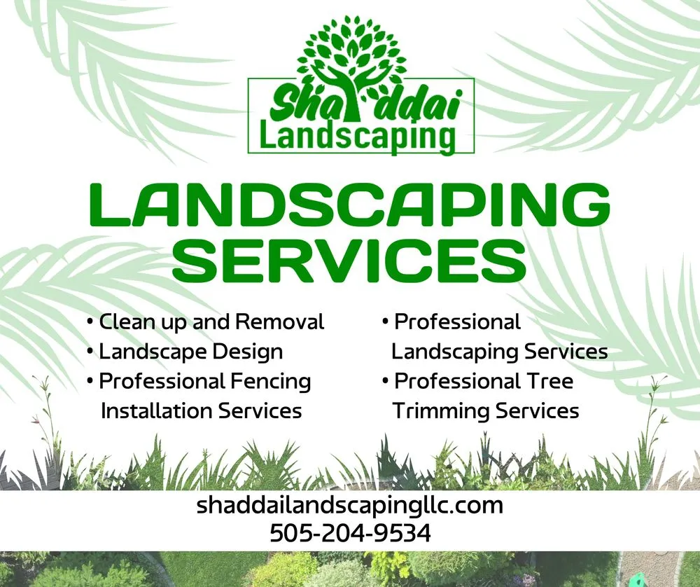 Professional landscaping services in Albuquerque, NM by Shaddai Landscaping
