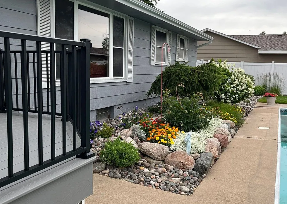 Local garden landscaping for residential properties across Anoka, MN - Shades of Green Landscaping