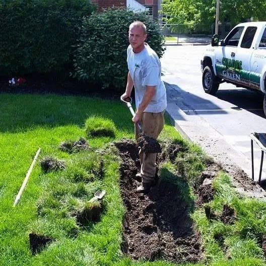 Professional landscape installation in Lafayette, IN - Shades of Green Lawn & Landscape