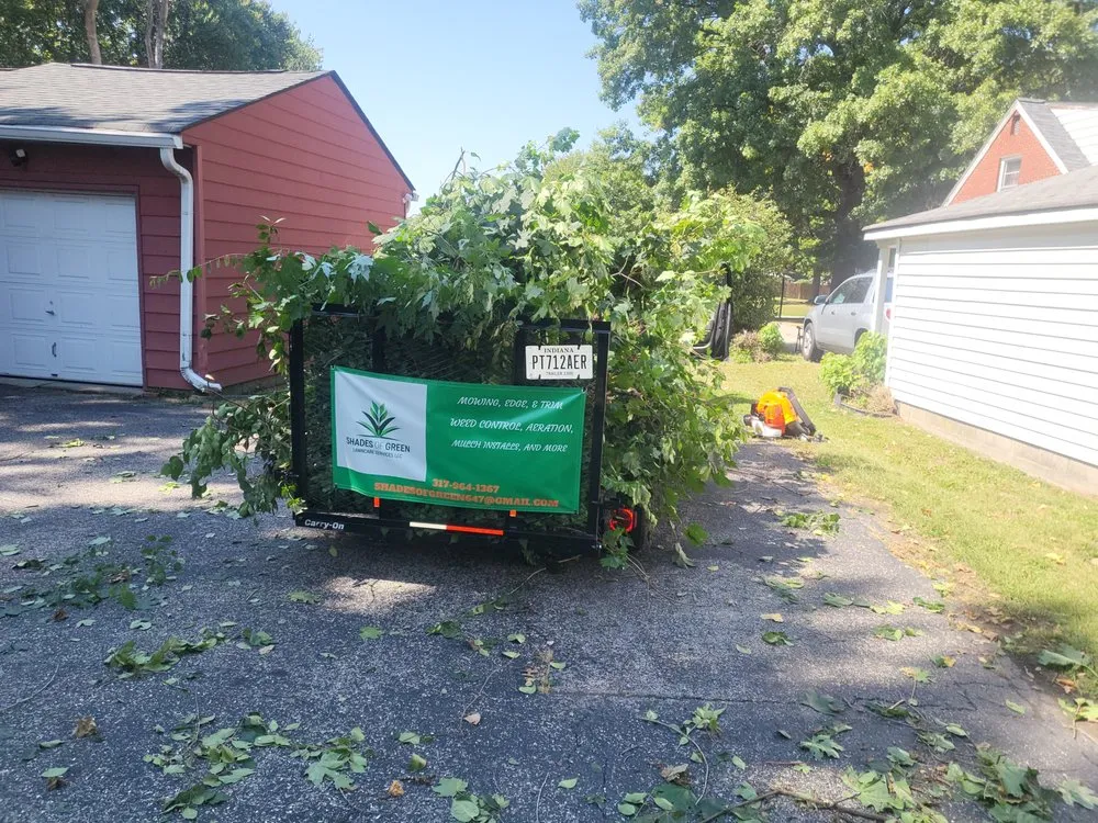 Top-rated yard cleanup service in Indianapolis, IN - Shades of Green Lawncare Services