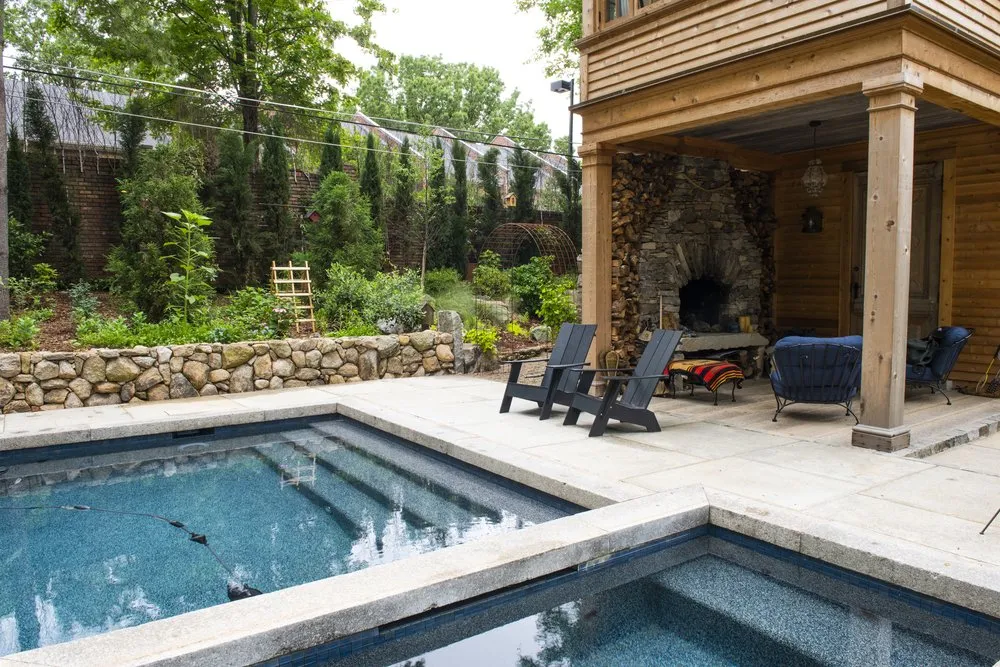 Local landscape installation in Avondale Estates, GA by Shades of Green Permaculture